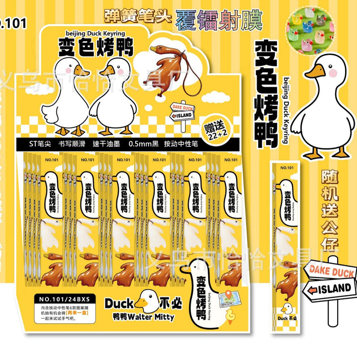 Wholesale Blind Box Press Pen Gel Pen Randomly Sends Doll Laser Spring Quick-Drying Brush Pen