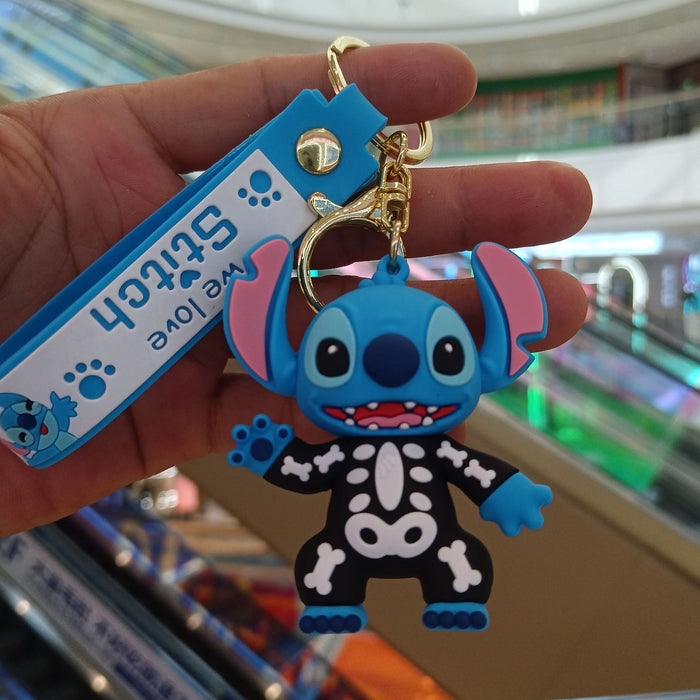 Wholesale Cartoon Silicone Anime Keychain JDC-KC-YiChang040