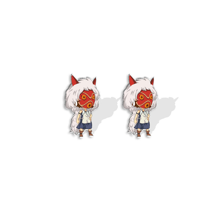 Wholesale Cartoon Anime Acrylic Earrings (F) JDC-ES-XiangL065