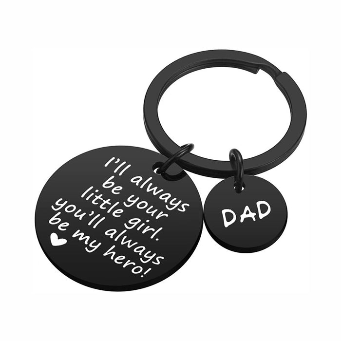 Wholesale Stainless steel keychain pendant gift metal keychain