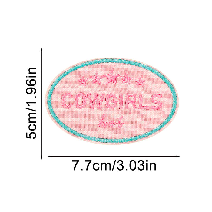 Wholesale English Letter Embroidery DIY Patches