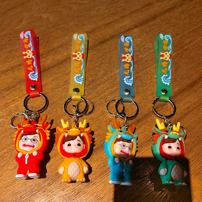 Wholesale Cartoon Doll 3D Rubber Keychain JDC-KC-Tingm080