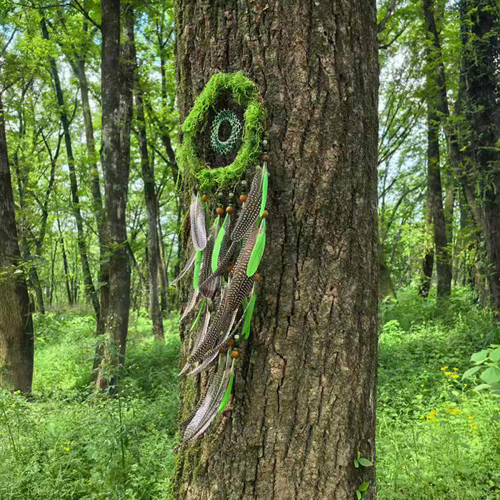 Wholesale Pastoral Vine Feather Dream Catcher