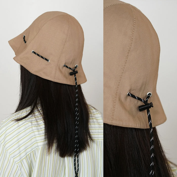 Wholesale Sunscreen hat, drawstring fisherman hat, straight tube storage, foldable crossbody bag, basin hat