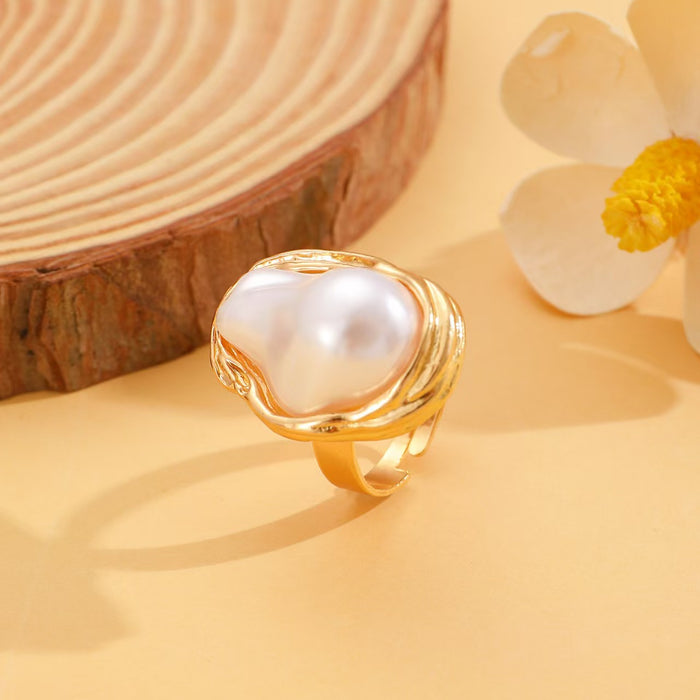 Wholesale Small niche design versatile ring, circular ring, geometrically irregular opening ring
