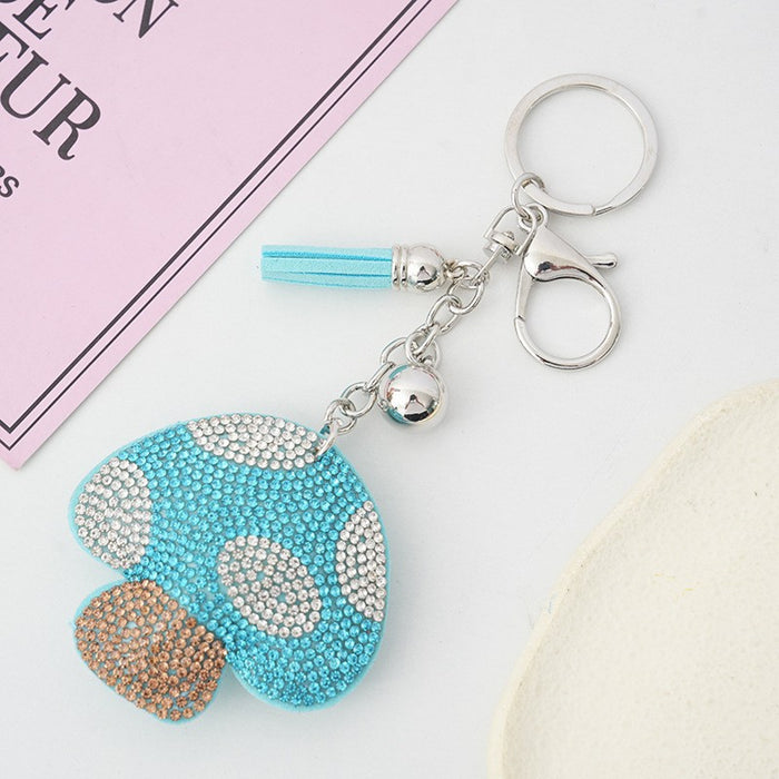 Wholesale Creative Mushroom Zinc Alloy Keychains