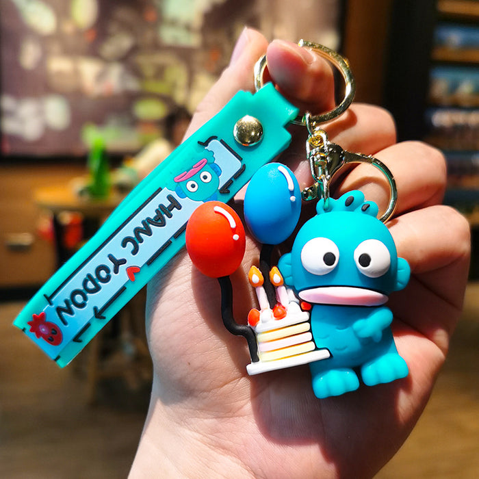Wholesale Cute Fish Pvc Keychain Couple Doll Car Keychain