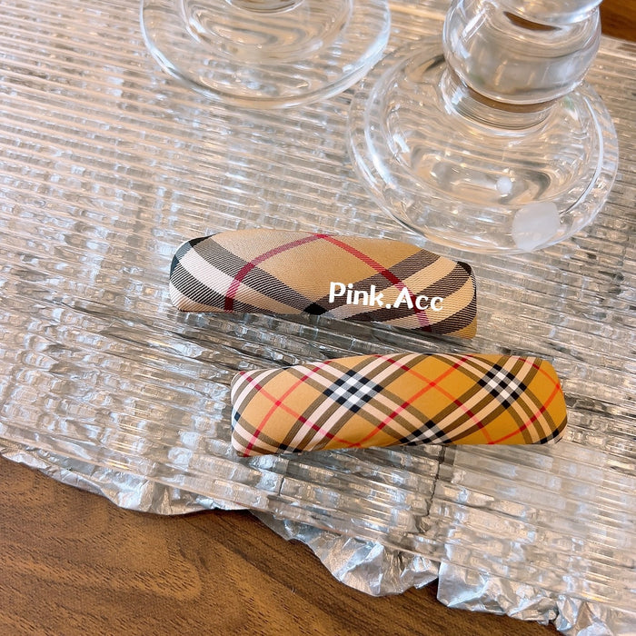 Wholesale Plaid Fabric Headbands JDC-HD-Huaj017