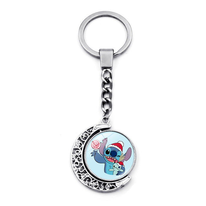 Wholesale Cartoon Alloy Rotating Keychain JDC-KC-HengX027