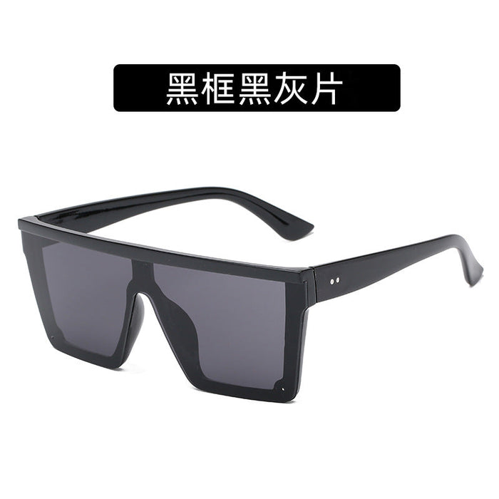 Venta al por mayor Cuadrado Clavos de arroz Lentes de una pieza Gafas de sol Male JDC-SG-XIA019