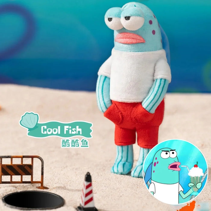 Wholesale Blind Box Funny Plush Doll Passerby Fish Lying Flat Fish Pendant Toy Bag Pendant