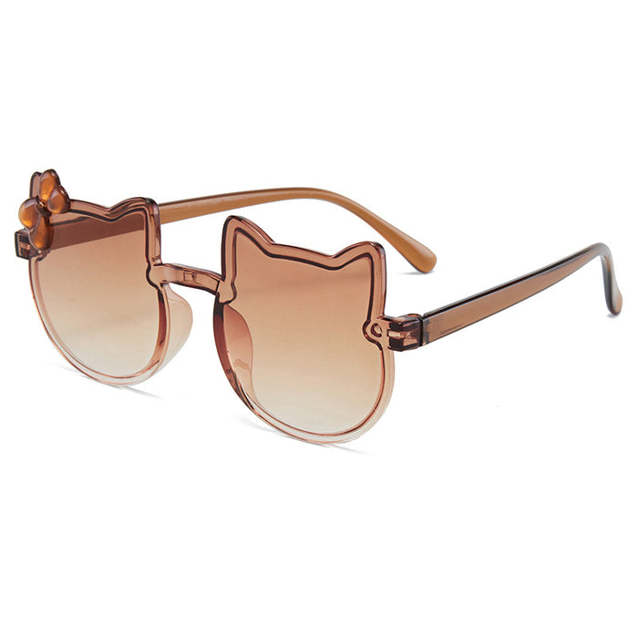 Wholesale children' s sunglasses cartoon cat sunshade glasses