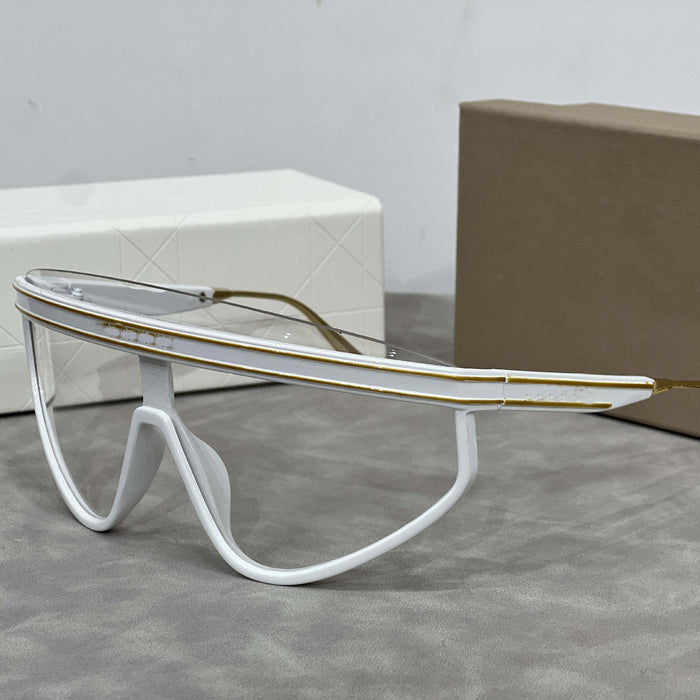 Wholesale  shui silver conjoined large frame leisure trend sunscreen riding sunglasses