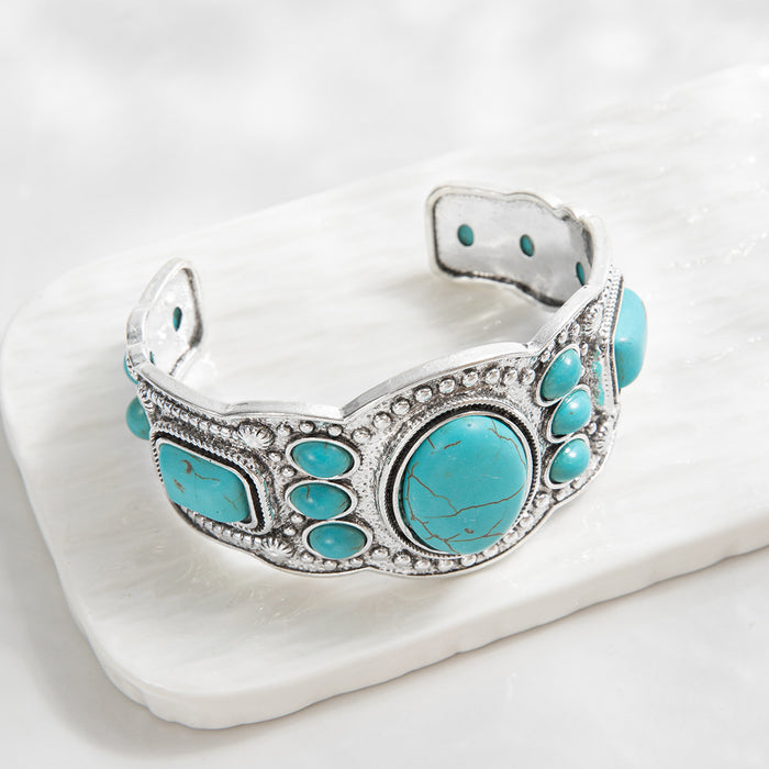 Wholesale Vintage Turquoise Ethnic Style Bohemian Bracelet