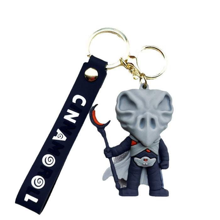 Wholesale PVC Cartoon Doll Keychain JDC-KC-WuYi171