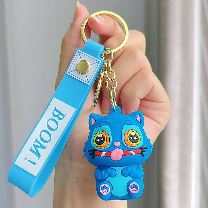 Wholesale KPOP Cute silicone cartoon keychains