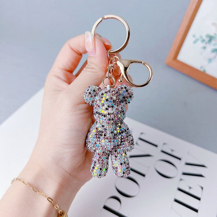 Wholesale Diamond Bear Keychains JDC-KC-JFan018