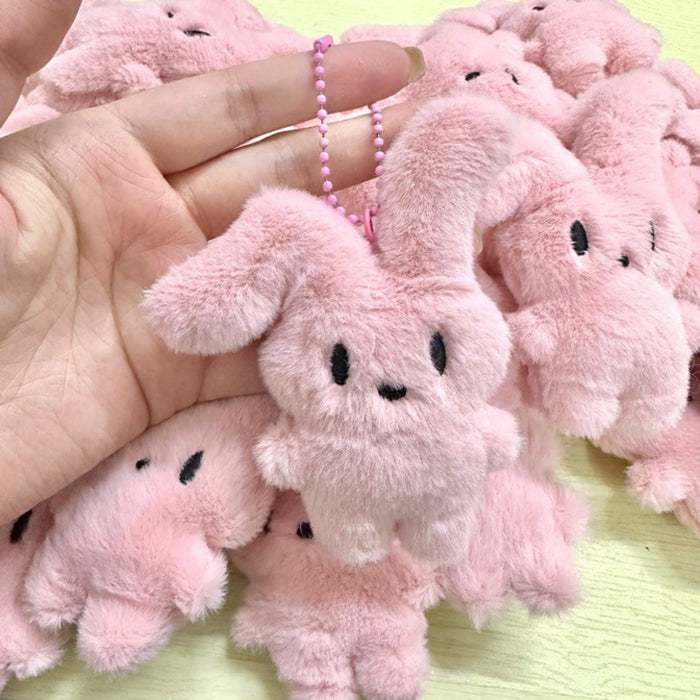 Wholesale Rabbit keychain cute and sweet plush backpack pendant accessory