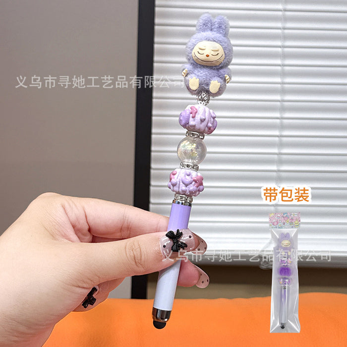Wholesale DIY Cute Beaded Pen for Mobile Phones and Tablets Touch Screen Gel Ballpoint Pen