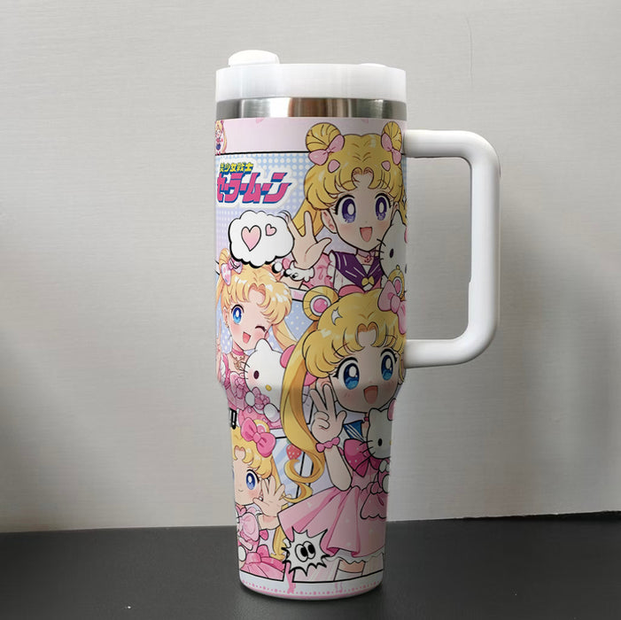 Wholesale 40oz Car Cup  cartoon Stainless Steel  ice bullies cup Tumbler Thermos Cup