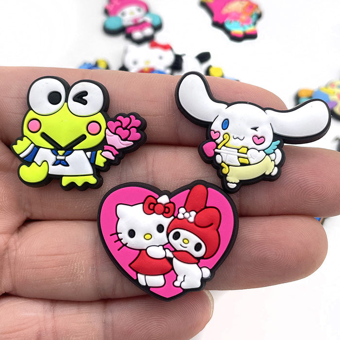 Wholesale 10PCS Cartoon PVC Hole Shoes Shoe Buckle JDC-SC-WanX003