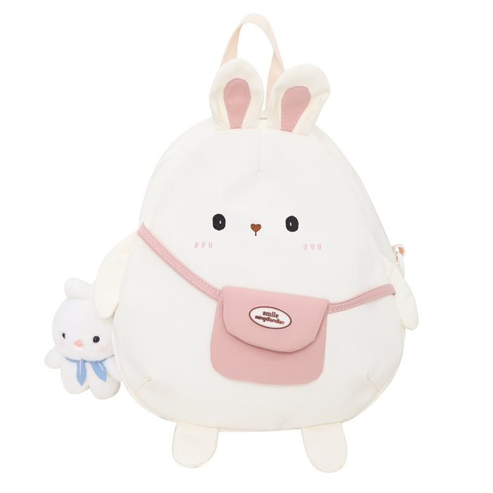 Wholesale  Children's Backpack Women's Rabbit Primary School Student's Backpack Canvas Schoolbag