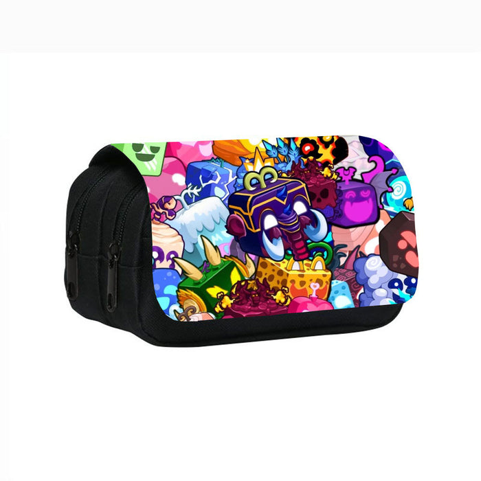 Wholesale printed double-layer pencil case pencil stationery box