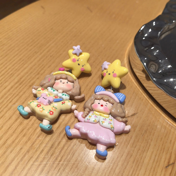 Wholesale Hand-made silver needle niche designer cute