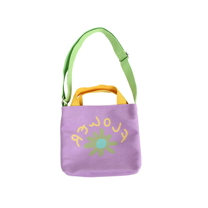 Wholesale Children's messenger bag printed handbag children's backpack sweet flower small bag