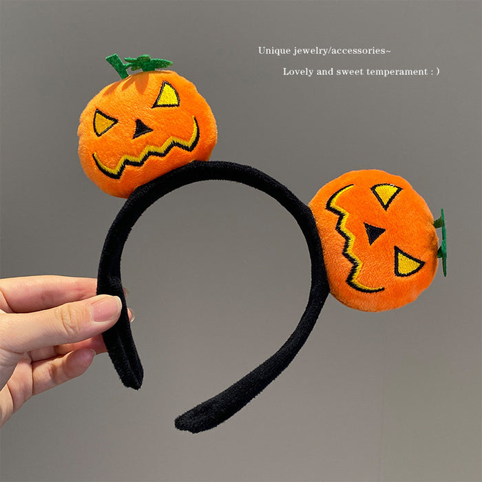 Wholesale Funny Pumpkin Headband Cute Pumpkin Devil Doll Headband  Party Hair Accessories