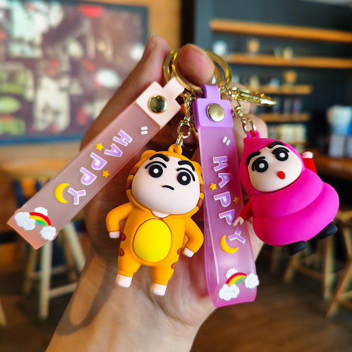 Wholesale Cartoon Silicone Doll Keychain JDC-KC-Tingm305