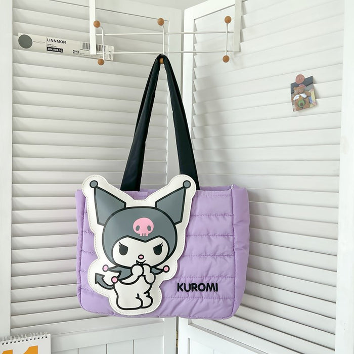 Wholesale New Cute Cartoon Down Cloth Handbag Girly Sweet Large Capacity Shoulder Bag Gift Bag JDC-SD-ZZ001