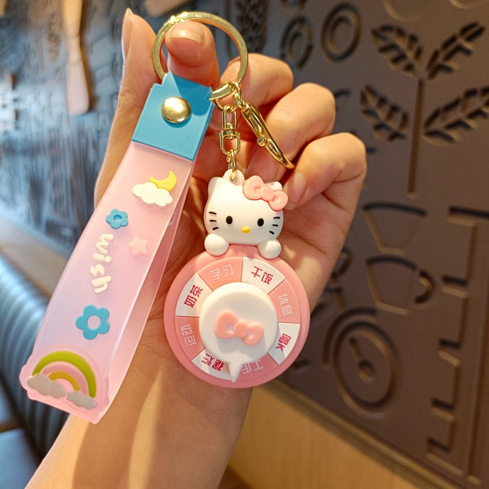 Wholesale Silicone Cartoon Doll Keychain JDC-KC-MingT163