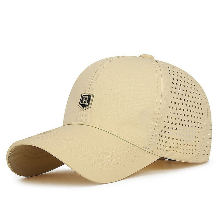 Wholesale Quick drying hat, punched baseball cap, sun protection, duck tongue