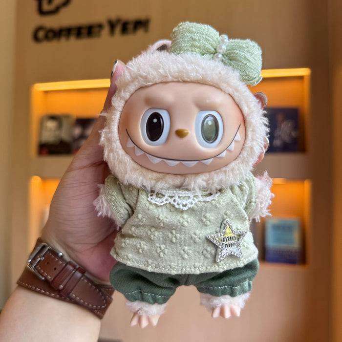 Wholesale Doll Clothes Pearl Necklace Overalls Mini Skirt Doll Clothes