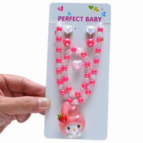 Wholesale Children' s Cartoon Cute Beaded Necklace
