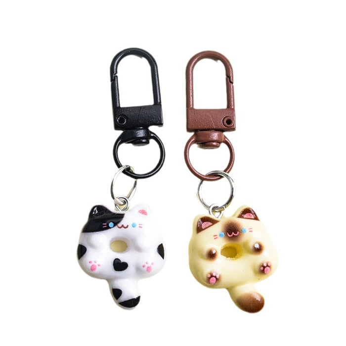 Wholesale  Cute Cat Cartoon Keychain Pendant Schoolbag Hanging Keychain