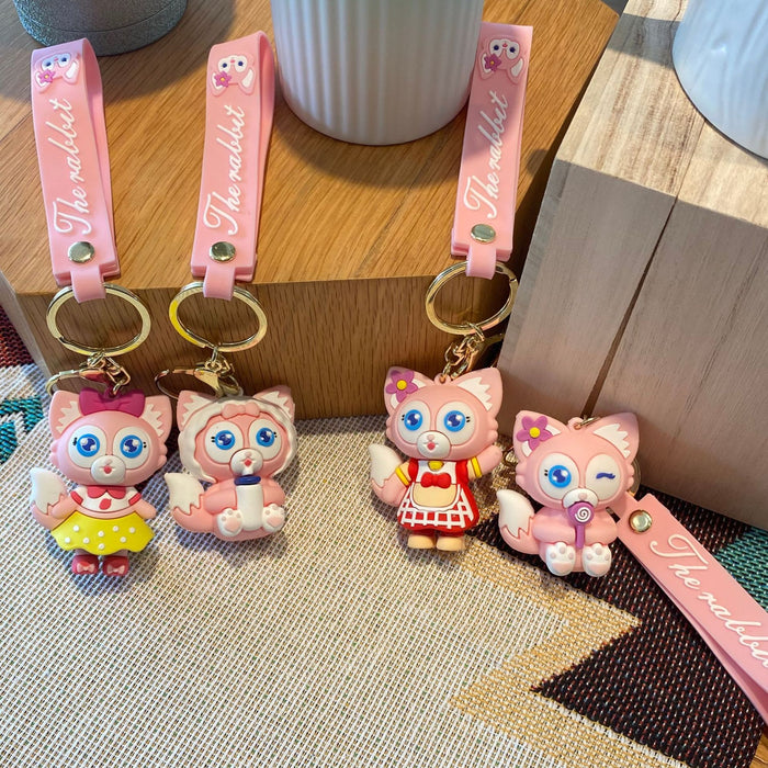 Wholesale Cartoon Silicone Doll Keychain JDC-KC-MingT116