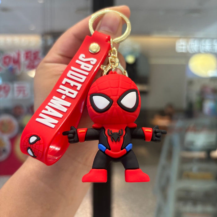 Wholesale 2PCS PVC Cartoon Keychain Pendant Bag Charm Car Key Accessory Gift