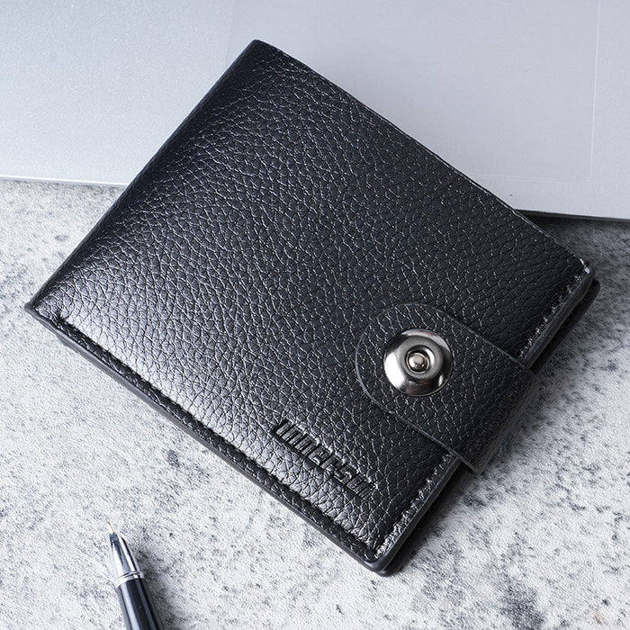 Wholesale Retro Embossed Men' s Wallet with Zipper Daily Matching Stylish Accessory MOQ≥3