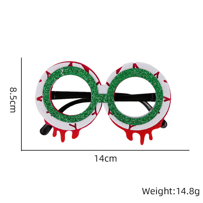 Wholesale Glasses Funny Photo Props Ghost Festival Party Decoration Supplies  Cartoon Plastic Glasses