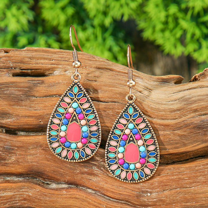 Wholesale Bohemian Tassel Earrings Vintage Style Fashion Accessory Gift MOQ≥2