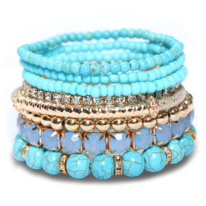 Wholesale Multi-layer Bohemian Bracelets Trendy and Creative Jewelry JDC-BT-NHong002