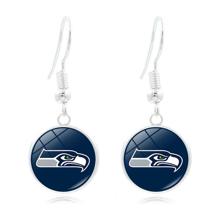 Wholesale Football Team  Pattern Earrings   Ear Jewelry