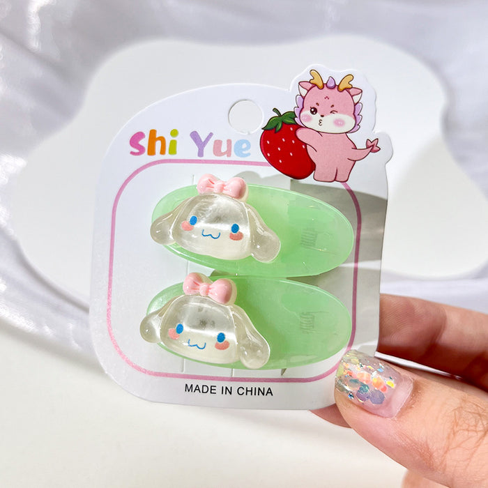 Wholesale Cartoon Cute Children's Plastic Hairpin JDC-HC-Leiyang002