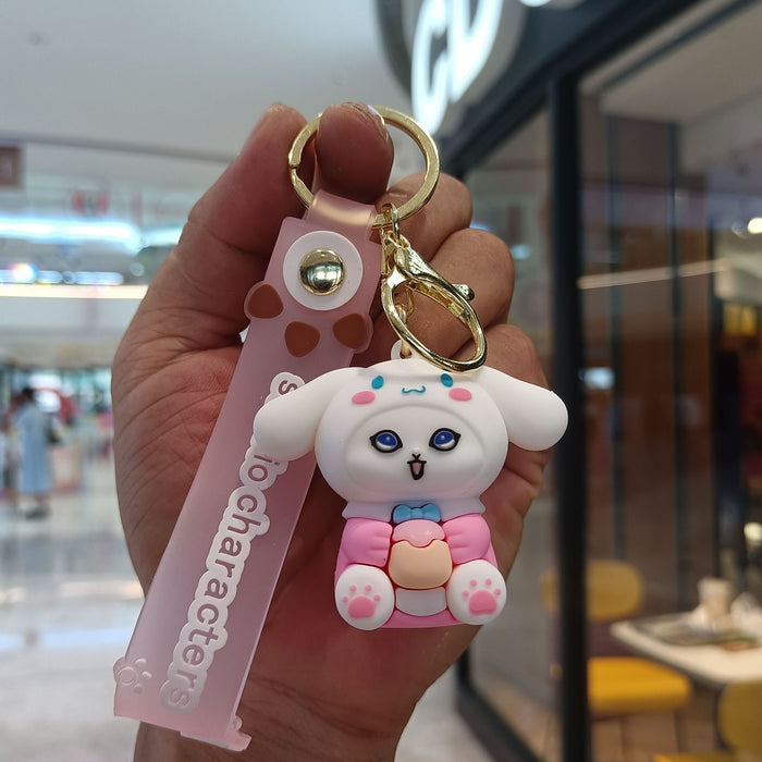 Wholesale PVC Cartoon Doll Keychain JDC-KC-KuangK014