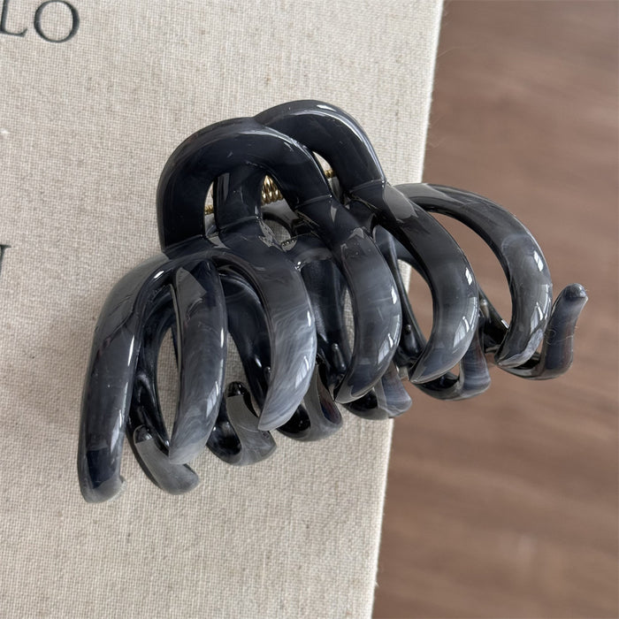 Wholesale Ink-Style Pumpkin-Shaped Large Claw Clip