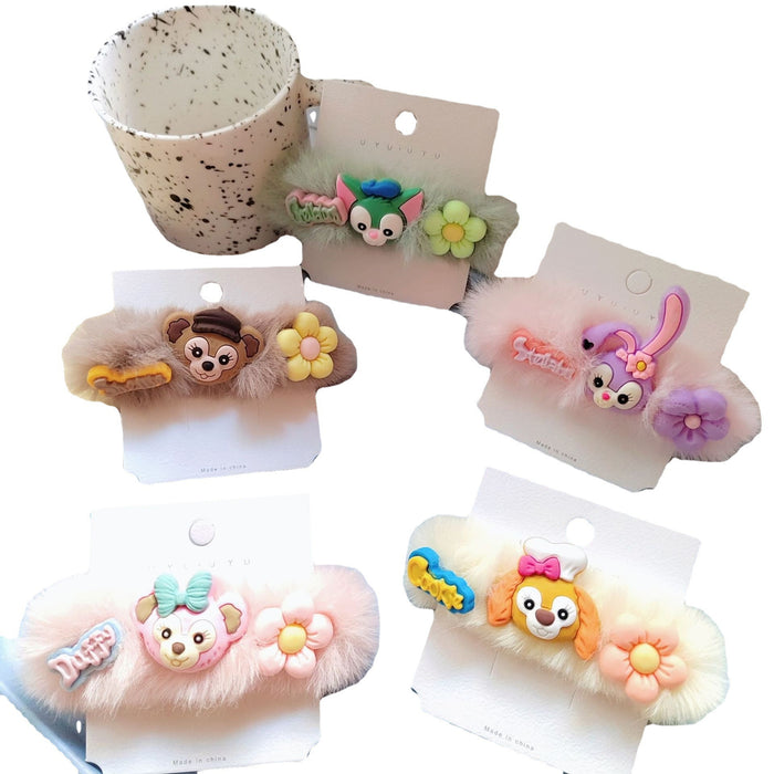 Wholesale Cute cartoon plush hair scrunchies