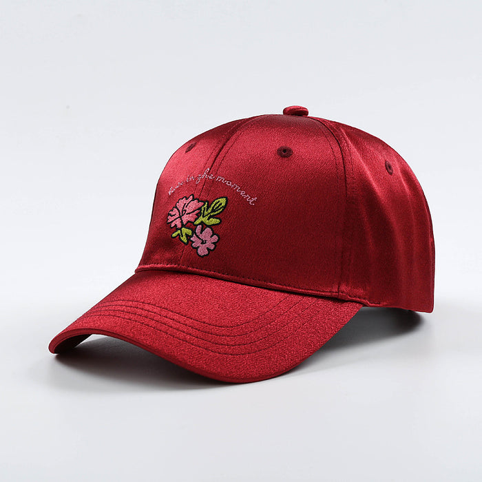 Wholesale New hat with smooth embroidery letters, sunshade baseball cap, face covering, versatile duckbill cap for young men