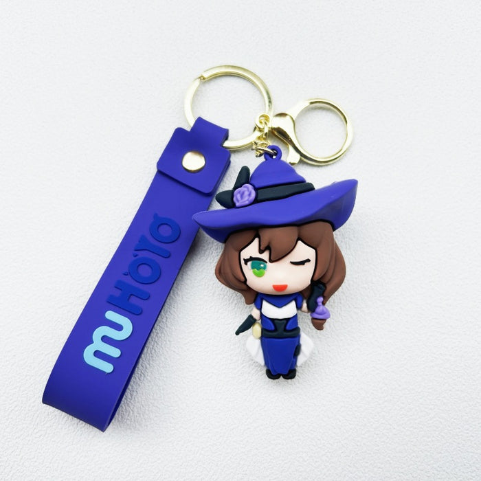 Wholesale Cartoon Doll Silicone Keychains (F) JDC-KC-Chucheng006